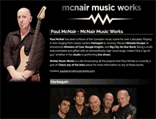 Tablet Screenshot of mcnairmusicworks.com